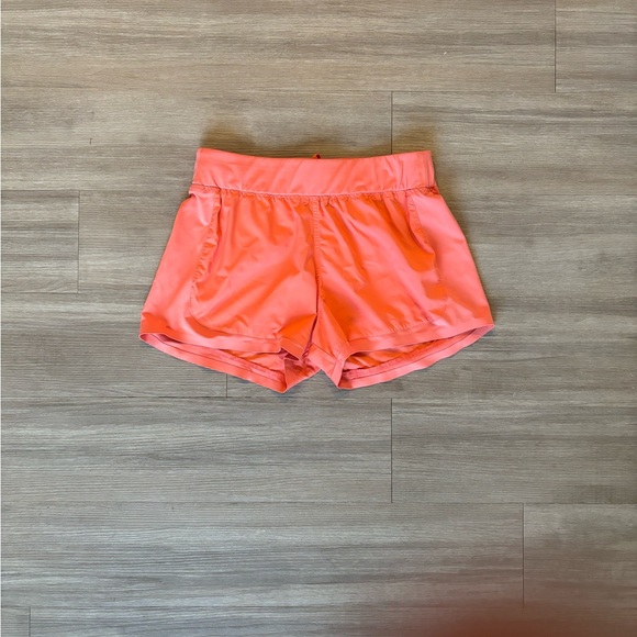 Athleta Orange & Black Comfort Runner’s Shorts Size Small, Like New, Bundle of 2 - Picture 2 of 5